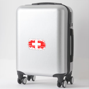 Switzerland flag sticker