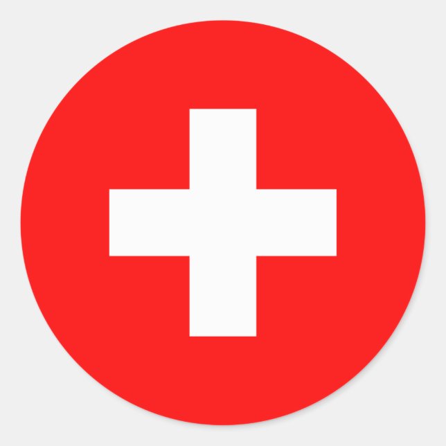 Switzerland Flag Stickers (Front)