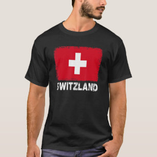 Switzerland Flag   Support Swiss People Women Men  T-Shirt