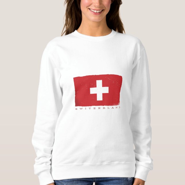 Switzerland Flag Sweatshirt (Front)