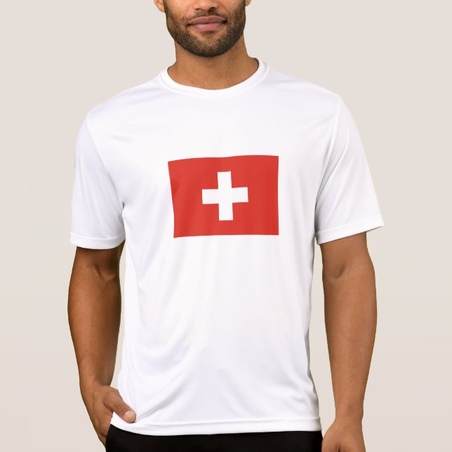 Switzerland Flag T-Shirt (Front)