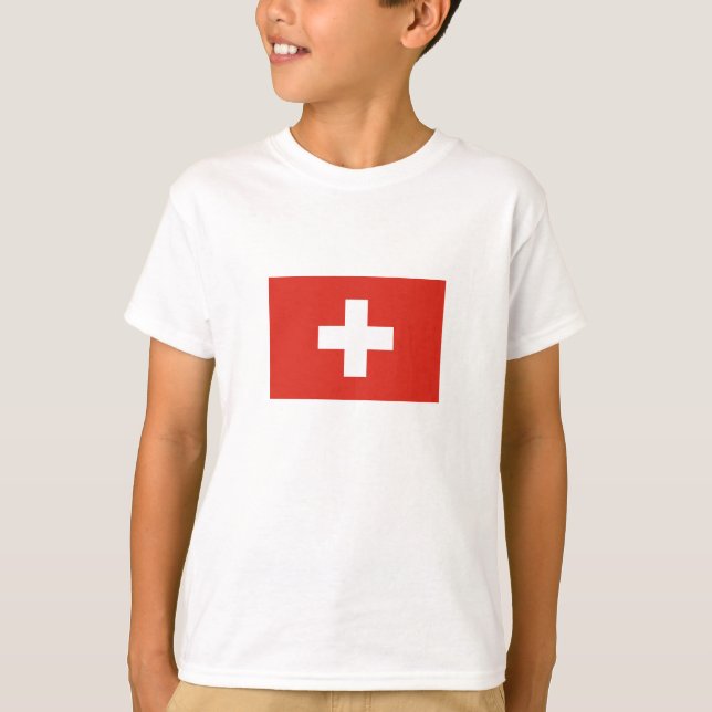Switzerland Flag T-Shirt (Front)