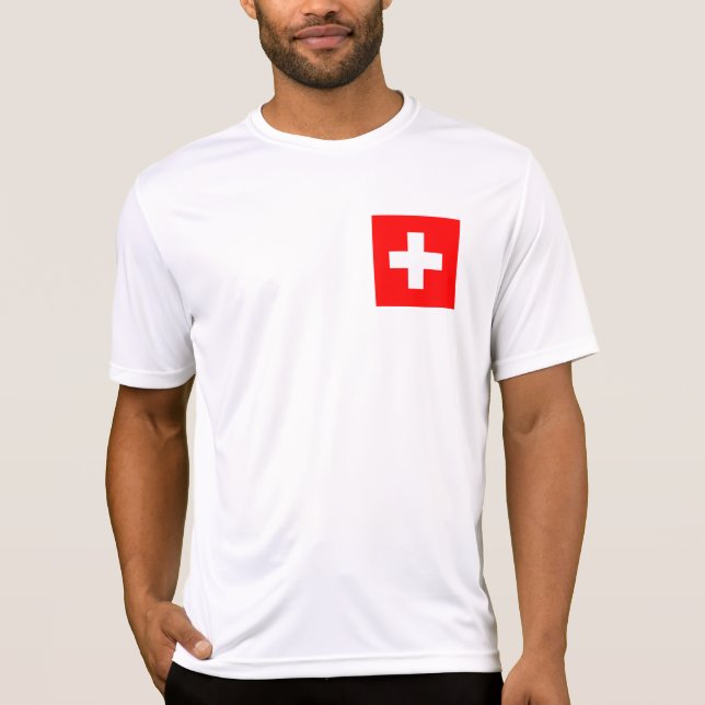 Switzerland Flag T-Shirt (Front)