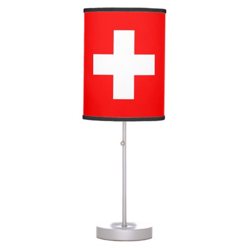 Switzerland Flag Table Lamp