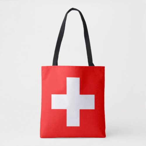 Switzerland Flag Tote Bag