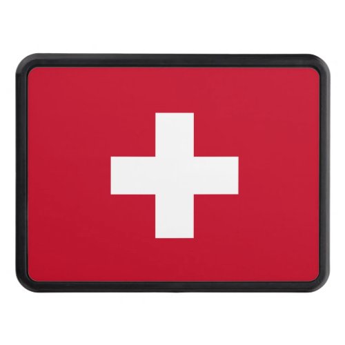 Switzerland Flag Tow Hitch Cover