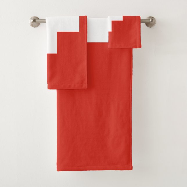 Switzerland flag Towel (Insitu)