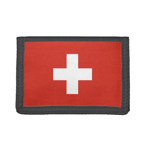 Switzerland Flag Tri_fold Wallet