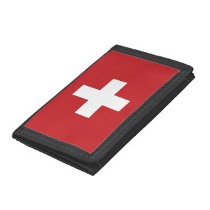 Switzerland Flag Trifold Wallet