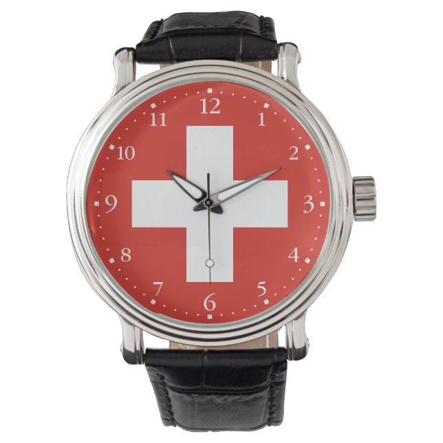 Switzerland Flag Watch (Front)