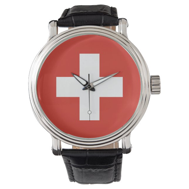 Switzerland Flag Watch (Front)