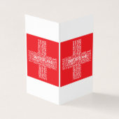 Switzerland Flag Word Cloud (Outside)