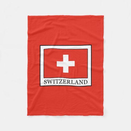 Switzerland Fleece Blanket