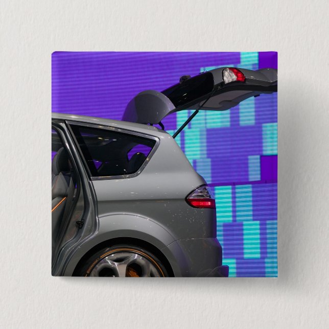 SWITZERLAND, GENEVA: 75th Annual Geneva Auto 10 Button (Front)