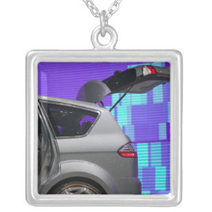 SWITZERLAND, GENEVA: 75th Annual Geneva Auto 10 Silver Plated Necklace