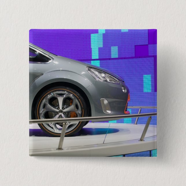 SWITZERLAND, GENEVA: 75th Annual Geneva Auto 5 Button (Front)