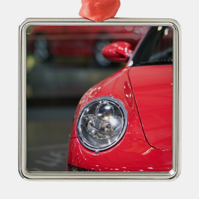 SWITZERLAND, GENEVA: 75th Annual Geneva Auto 8 Metal Ornament (Front)