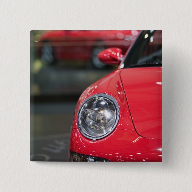 SWITZERLAND, GENEVA: 75th Annual Geneva Auto 8 Pinback Button (Front)