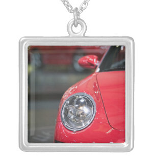 SWITZERLAND, GENEVA: 75th Annual Geneva Auto 8 Silver Plated Necklace