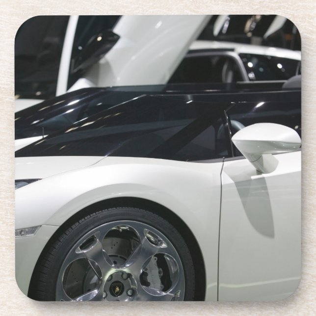 SWITZERLAND, GENEVA: 75th Annual Geneva Auto 9 Beverage Coaster (Front)