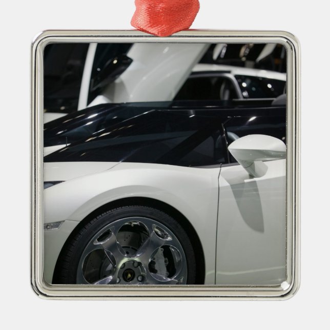 SWITZERLAND, GENEVA: 75th Annual Geneva Auto 9 Metal Ornament (Front)
