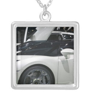 SWITZERLAND, GENEVA: 75th Annual Geneva Auto 9 Silver Plated Necklace