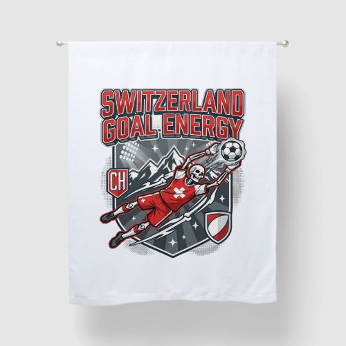Switzerland Goal Energy Skeleton Striker Nations B Blackout Curtains