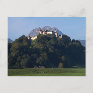 Switzerland Gruyeres Castle Postcard