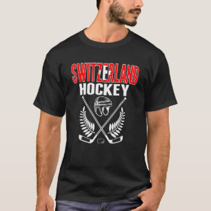 Switzerland Ice Hockey Swiss Hockey Team Suppo T-Shirt
