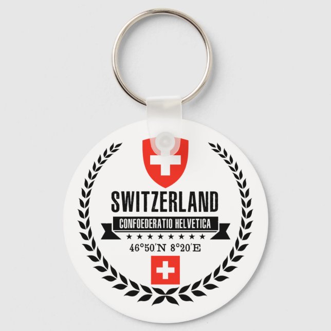 Switzerland Keychain (Front)