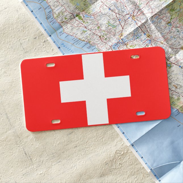 Switzerland License Plate (In Situ)
