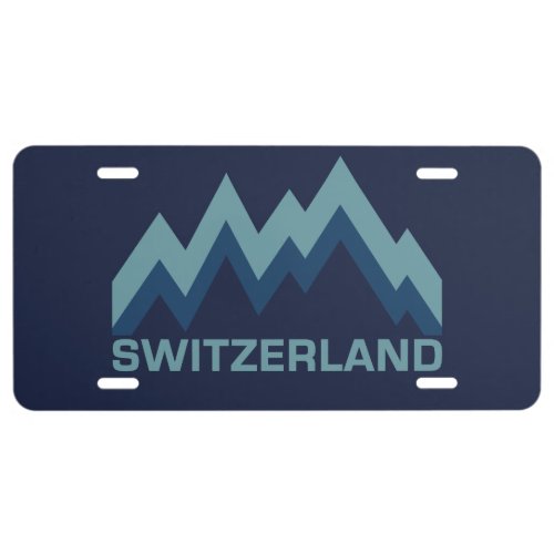 SWITZERLAND license plate