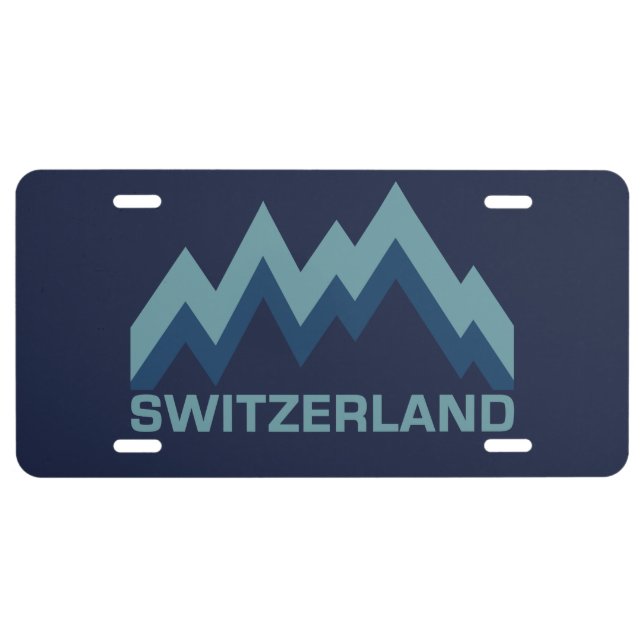 SWITZERLAND license plate (Front)