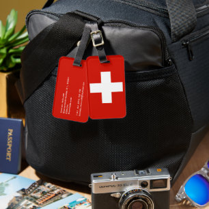 Switzerland Luggage Tag