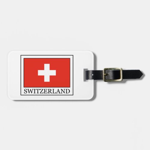 Switzerland Luggage Tag