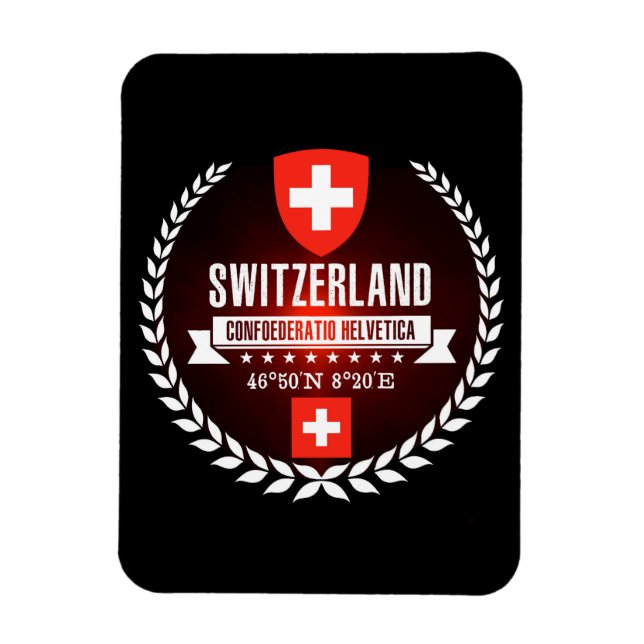 Switzerland Magnet (Vertical)