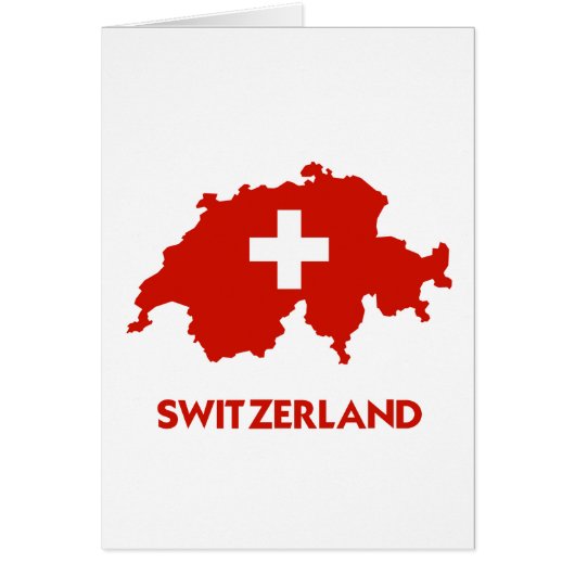 SWITZERLAND MAP CARDS (Front)