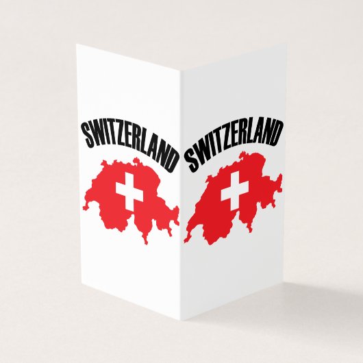Switzerland Map Flag (Outside)