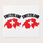 Switzerland Map Flag (Outside Unfolded)