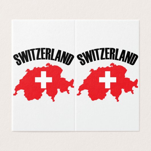 Switzerland Map Flag (Outside Unfolded)