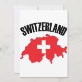 Switzerland Map Flag (Front)