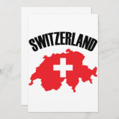 Switzerland Map Flag (Front/Back)