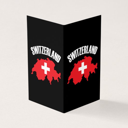 Switzerland Map Flag (Outside)
