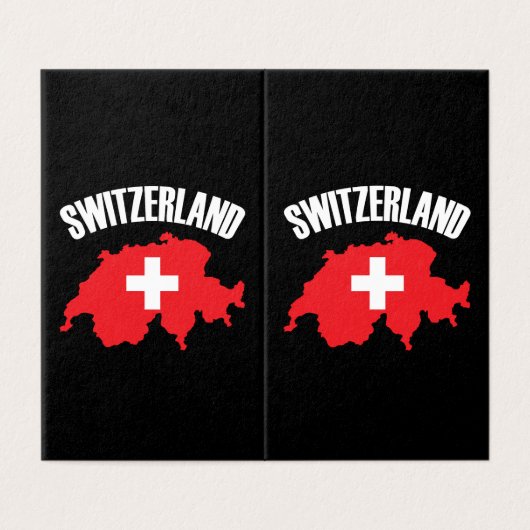 Switzerland Map Flag (Outside Unfolded)