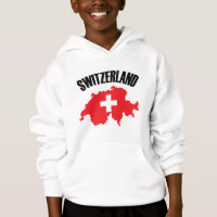 Switzerland Map Flag