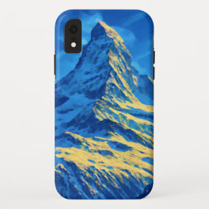 Switzerland Matterhorn Art iPhone XR Case