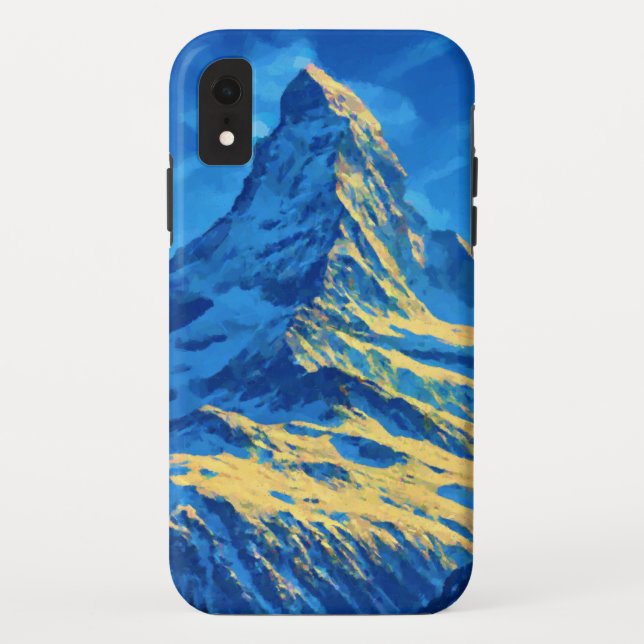 Switzerland Matterhorn Art Case-Mate iPhone Case (Back)