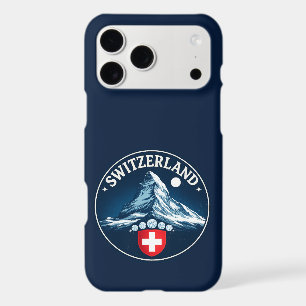 Switzerland Matterhorn Heritage Badge iPhone 17 Pro Max Case