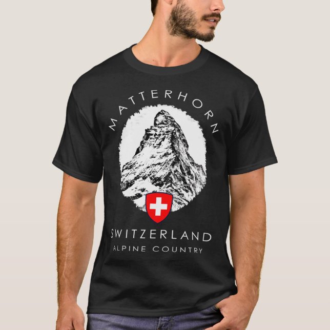 Switzerland Matterhorn Xo4U Original T-Shirt (Front)