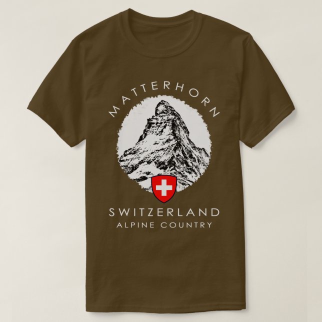 Switzerland Matterhorn Xo4U Original T-Shirt (Design Front)